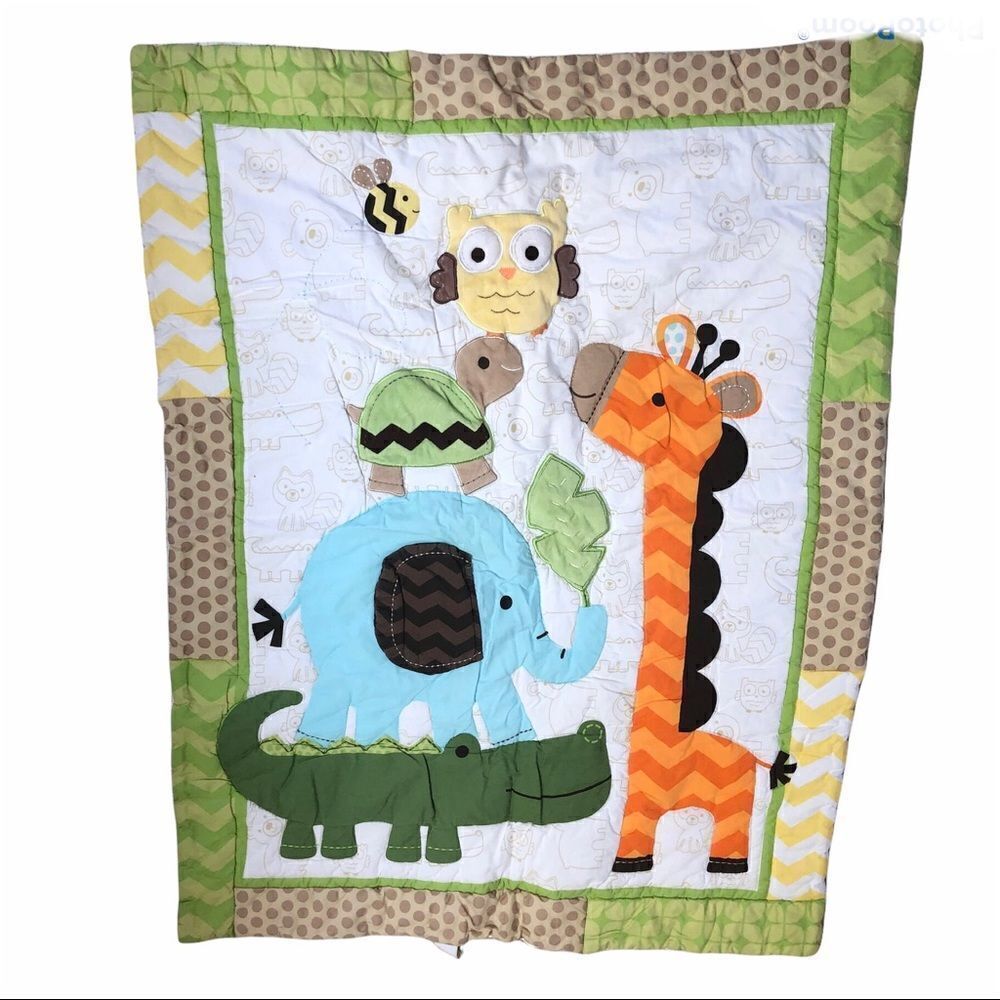 Circo Cotton Animal Crib Blanket